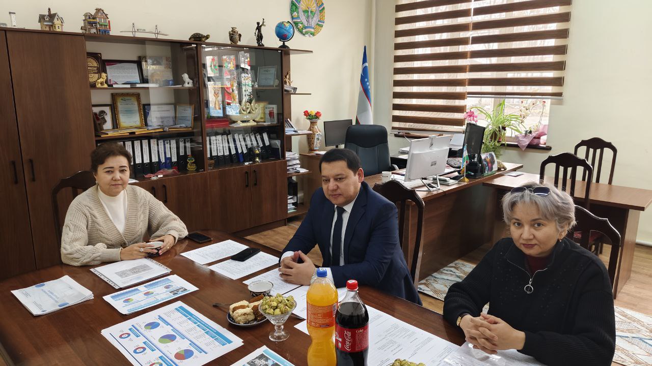 TAQUga biriktirilgan Olmaliq qurilish va kommunal xo‘jaligi texnikumi faoliyatini yanada rivojlantirish bo‘yicha uchrashuv o‘tkazildi